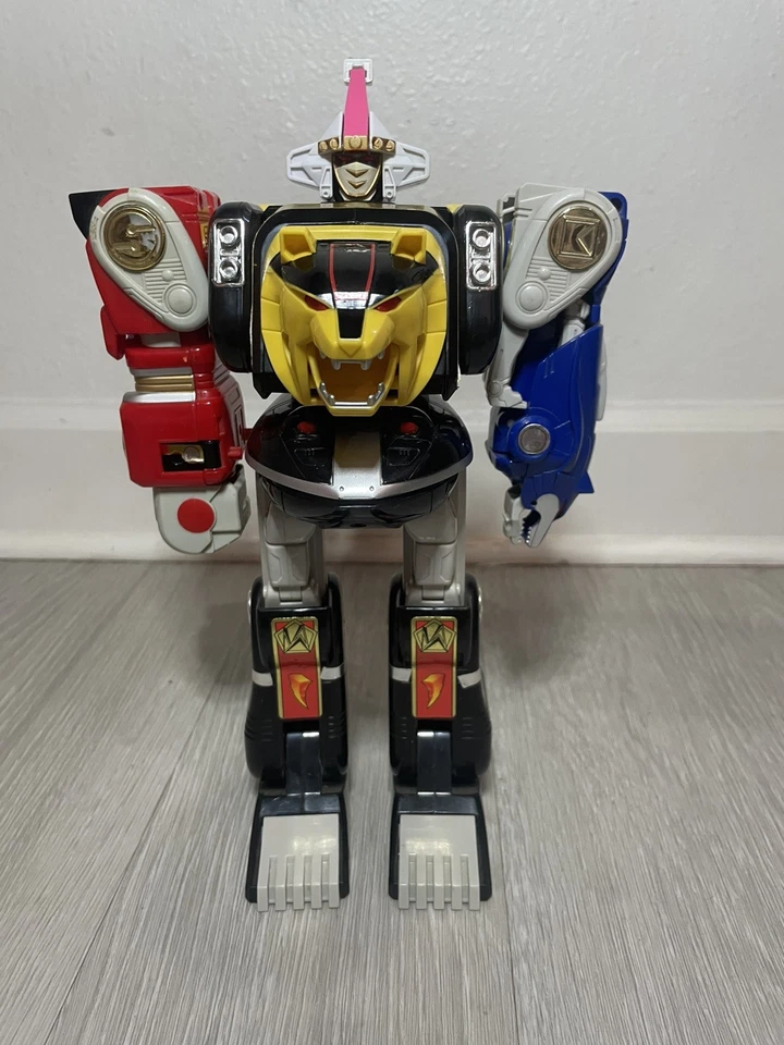 Deluxe Ninja Megazord Mighty Morphin Power Rangers 1995 Bandai incompleto Foto 4 de 4