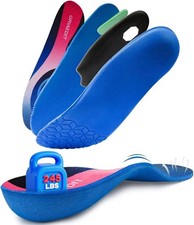 240 Lbs Heavy Duty Support Plantar Fasciitis Insoles Arch Support Work Boot Sh