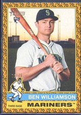 2025 Topps Heritage BEN WILLIAMSON SSP RC Color of the Year 76/76 (1220)