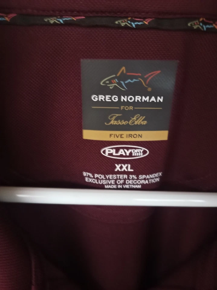 Lote de 4 camisetas de golf Greg Norman XXL Foto 2 de 4