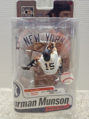 McFarlane Thurman Munson NY Yankees MLB Cooperstown Series 7 2010 NIP 