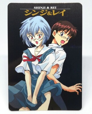19 Shinji Ikari & Rei Ayanami NEON GENESIS EVANGELION Card 1st