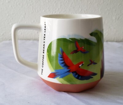 Coffee Bean & Tea Leaf 13 oz Costa Rica Red Scarlet Macaw Parrot Mug