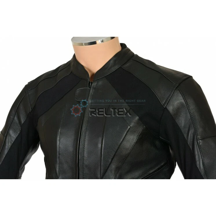 DUCATI Sports Pro Black Leather Motorcycle Biker Jacket + Race Hump MED 40" BNWT - Image 4 of 4