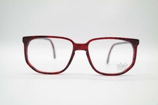 Vintage Luxottica 3068 Burgundy Oval Glasses Eyeglass Frame NOS