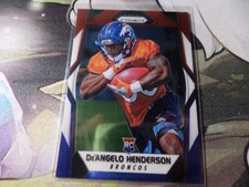 2017 Panini Prizm Rookies Red White & Blue De'Angelo Henderson #210 Rookie RC