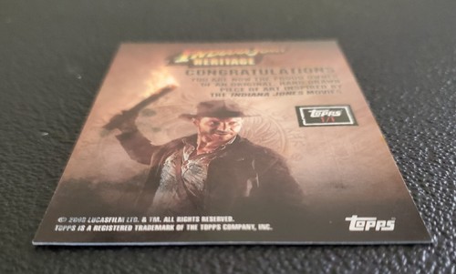 2008 sketch card art THE DIG ark raiders UCO SMITH topps heritage indiana jones - Picture 5 of 6