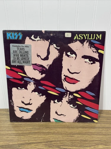 VTG 1985 KISS Asylum Vinyl Record - PolyGram Records NEW SEALED w/ Hype Sticker