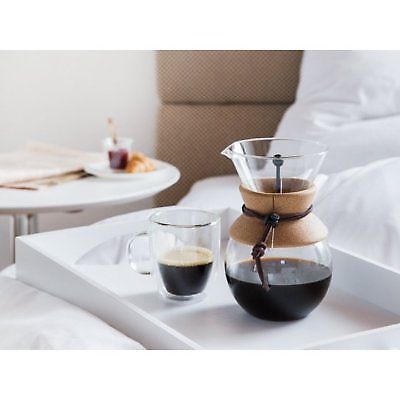Bodum Pour over Coffee Maker with Cork Handle, 34 Oz, 8 ...