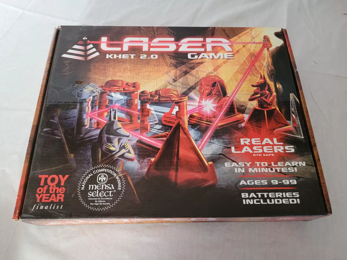 Jogo de tabuleiro, semelhante ao xadrez, Laser Khet 2.0