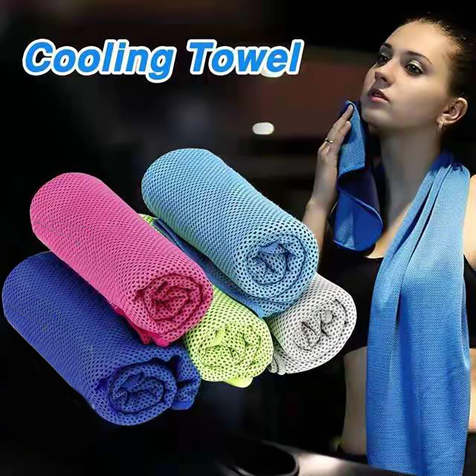 Cooling Towel Ice Towel Neck Wrap For Sports Running Jogging Gym Chilly - Image 2 of 4
