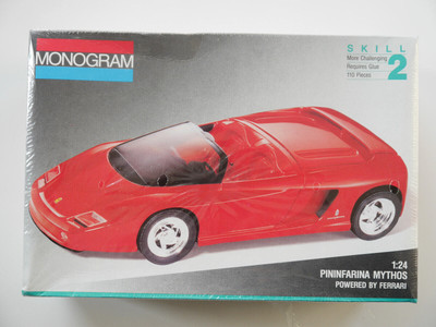 Pininfarina MYTHOS by Ferrari, Bausatz Kit, MONOGRAM 2955 1:24/25 Ovp Sealed