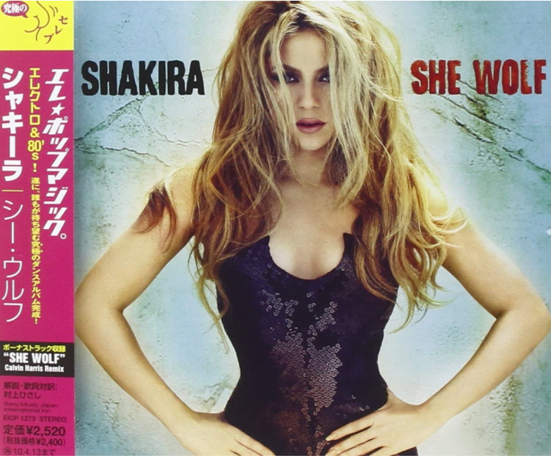 SHAKIRA / She Wolf CD Japan Edition Bonus Track + Obi 2009 Sealed