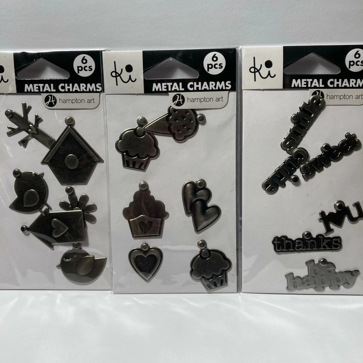 Metal charms clearance for card making