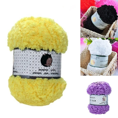 Hot Sale 50g/Ball Soft Baby Wool Yarn Knitting Fluffy Craft Wool Yarns - Picture 4 of 33