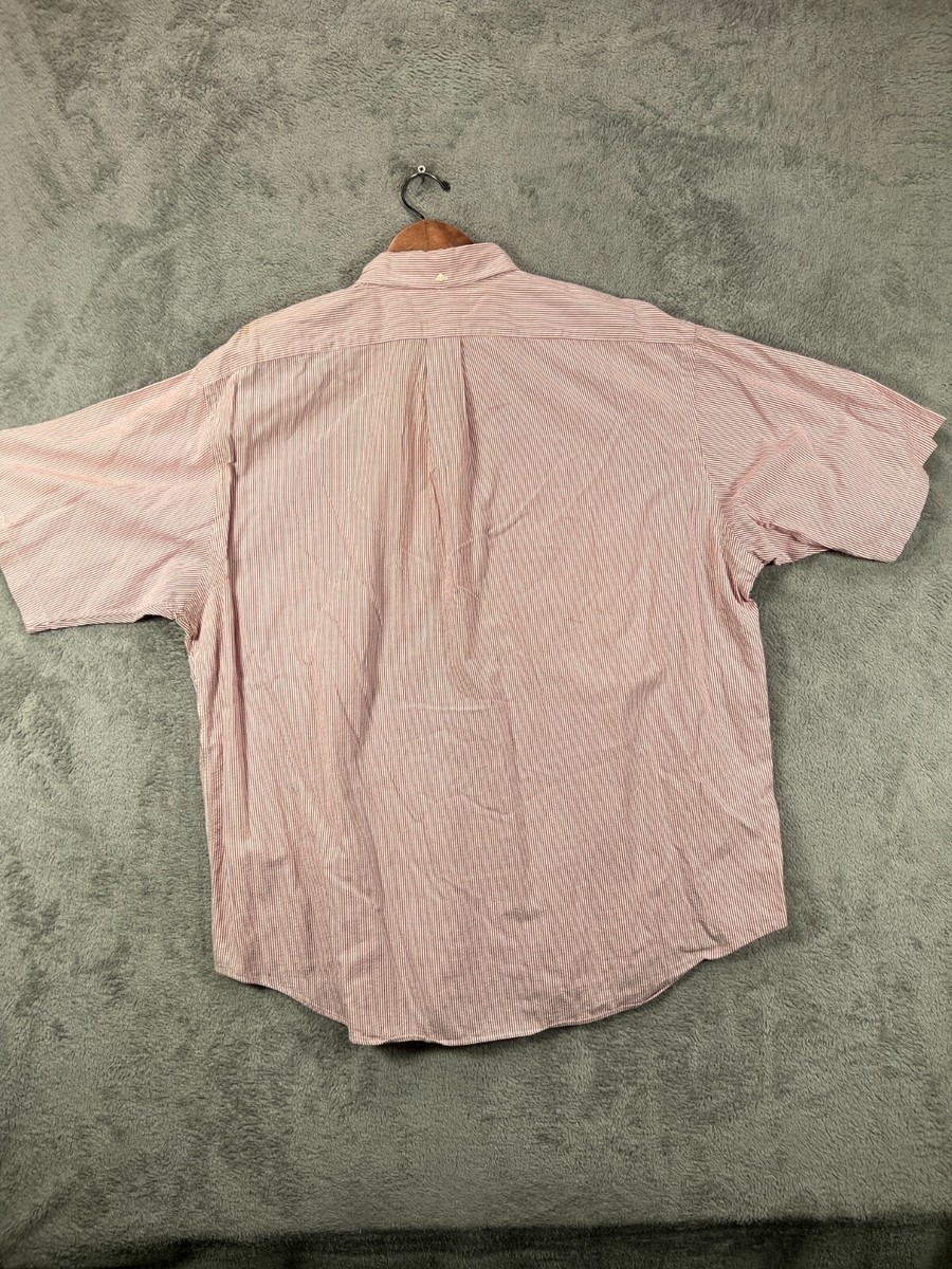 Vintage 90S Old Ralph Lauren Purcell Pullover Red Stripe Mens XL