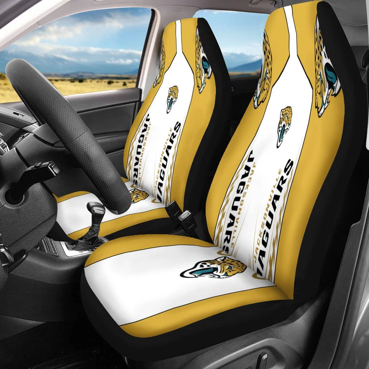 Car Seat Cover Seat Protector 2Pc for Jaguars