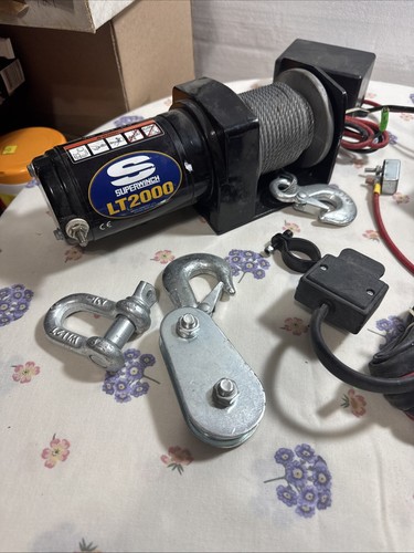 Superwinch 1120210 ATV LT Series 2,000 lbs Electric Winch with Wire Rope - Foto 8 di 8