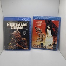 Nightmare Cinema & Burn Witch Burn LOT OF 2 SEALED MOVIES. Brand New Sealed