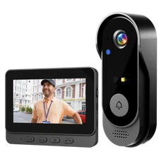 Wireless Security Smart Doorbell Intercom Two-Way Video Camera Bell Chime 1080P