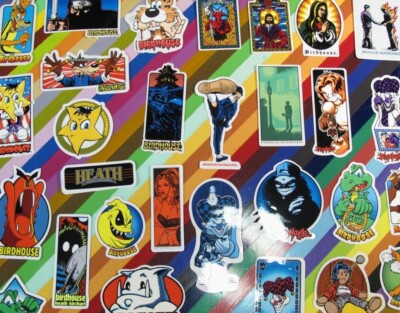 vtg 1990s 2000s Birdhouse skateboard sticker - Brian Sumner and