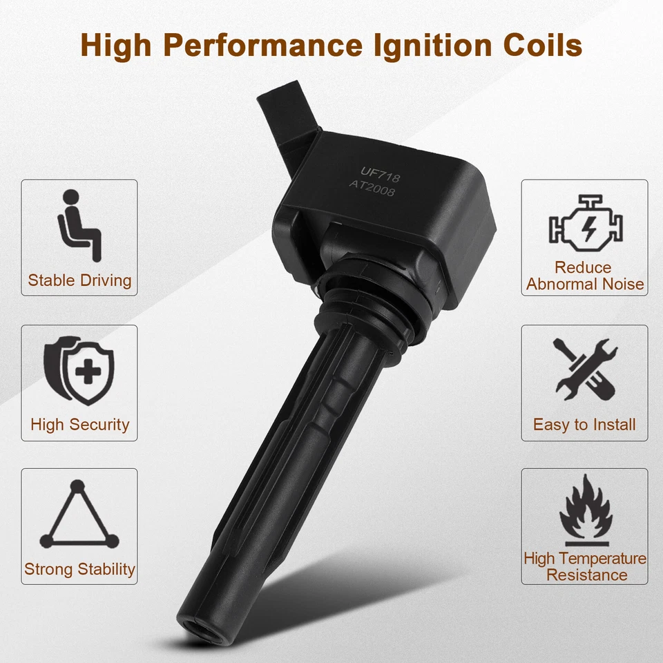 Juego de 4 bobinas de encendido para Volkswagen Jetta 1,4 L 2013-2018 Foto 4 de 4