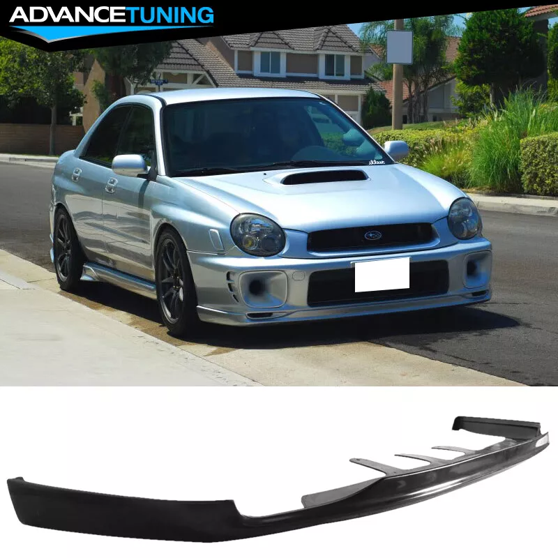 Fits 02 03 Subaru Impreza WRX Sedan P D Style Front Bumper Lip