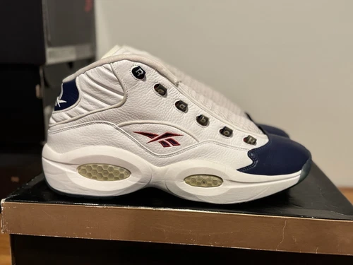 Reebok Question Mid Blue Toe Sz 13