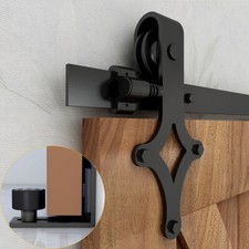 4-20FT Sliding Barn Door Hardware Kit for Single/Double/Bypass Rhombus Hangers