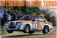 Mitsubishi Lancer Turbo '82 Rally Of 1000 Lakes 1:24 Model Platz Nunu PN24018