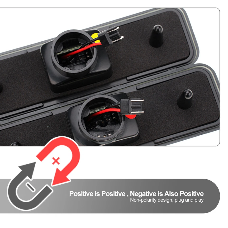 4x Luces de señalización LED delanteras traseras ahumadas para Dodge Charger Challenger 72-74 Foto 4 de 4