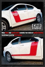 Dodge Avenger Side Hockey Stripes Decals 2011 2012 2013 2014 Pro Motor