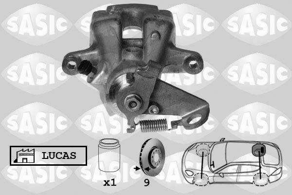 Étrier frein arrière droit Citroën Xsara Picasso 2.0 HDi 1.6 HDi 1.8 16V monospace