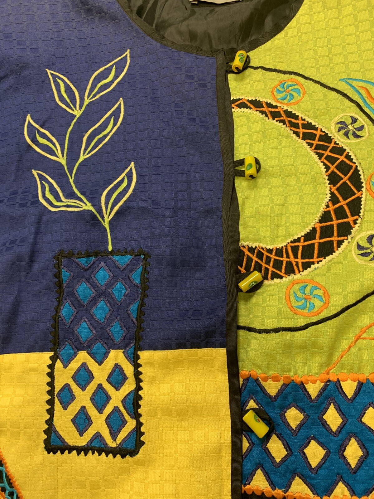 Vintage Maggie Barnes Patchwork Jacket Women’s 3X… - image 10