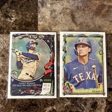 2023 Topps Allen & Ginter Corey Seager Spotless Spans Insert + Base #SS-44 & #87
