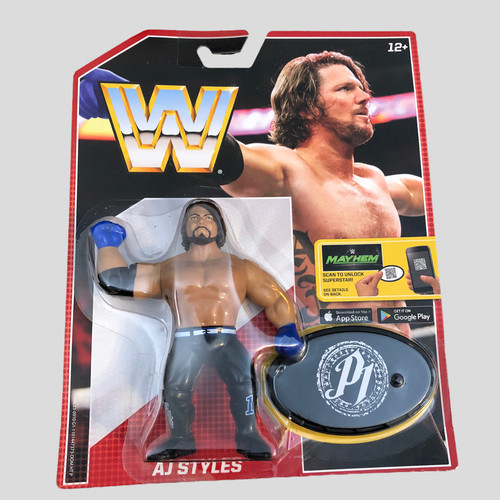 AJ Styles WWE Mattel Retro Series Figure - Vintage...