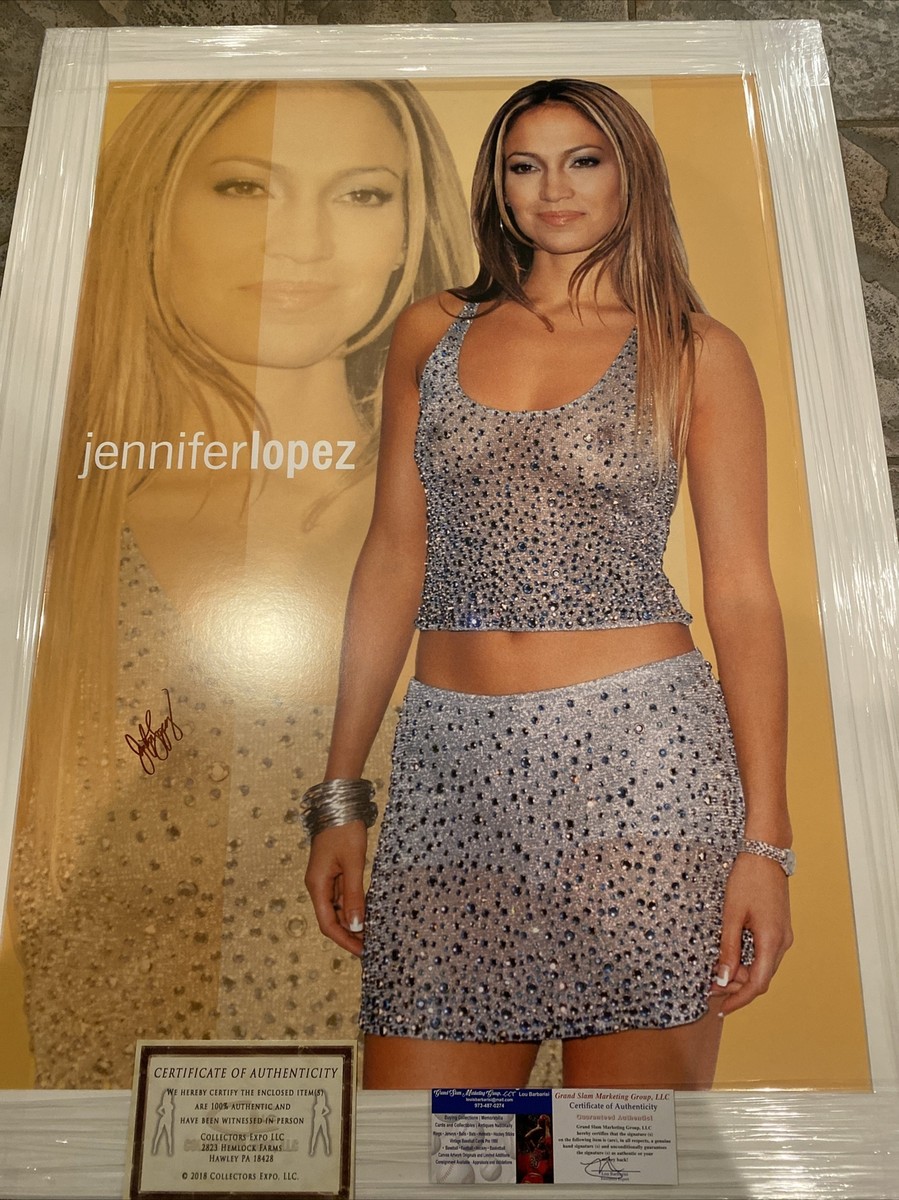 Jennifer Lopez Signed 24 X 36 Drymounted Matted Poster | eBay
