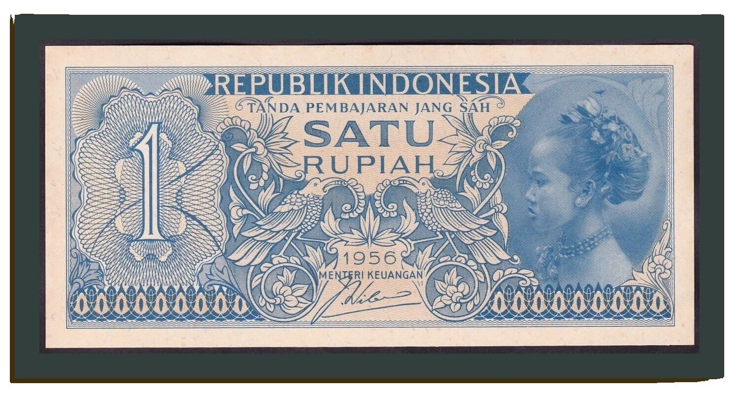 1956 Indonesian Paper Money