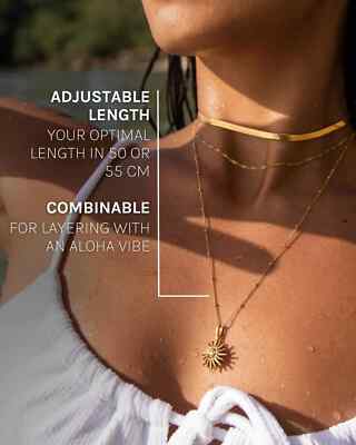 PURELEL NECKLACE-SUN-GOLD UVP. 39,89 