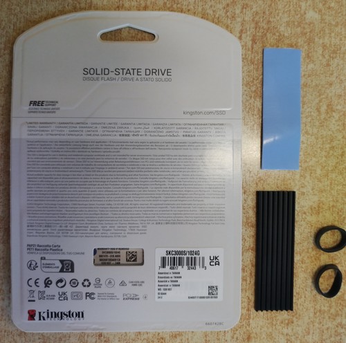 SSD kingston KC3000, 1 TB, per PS5 e PC, + dissipatore. - Foto 2 di 2
