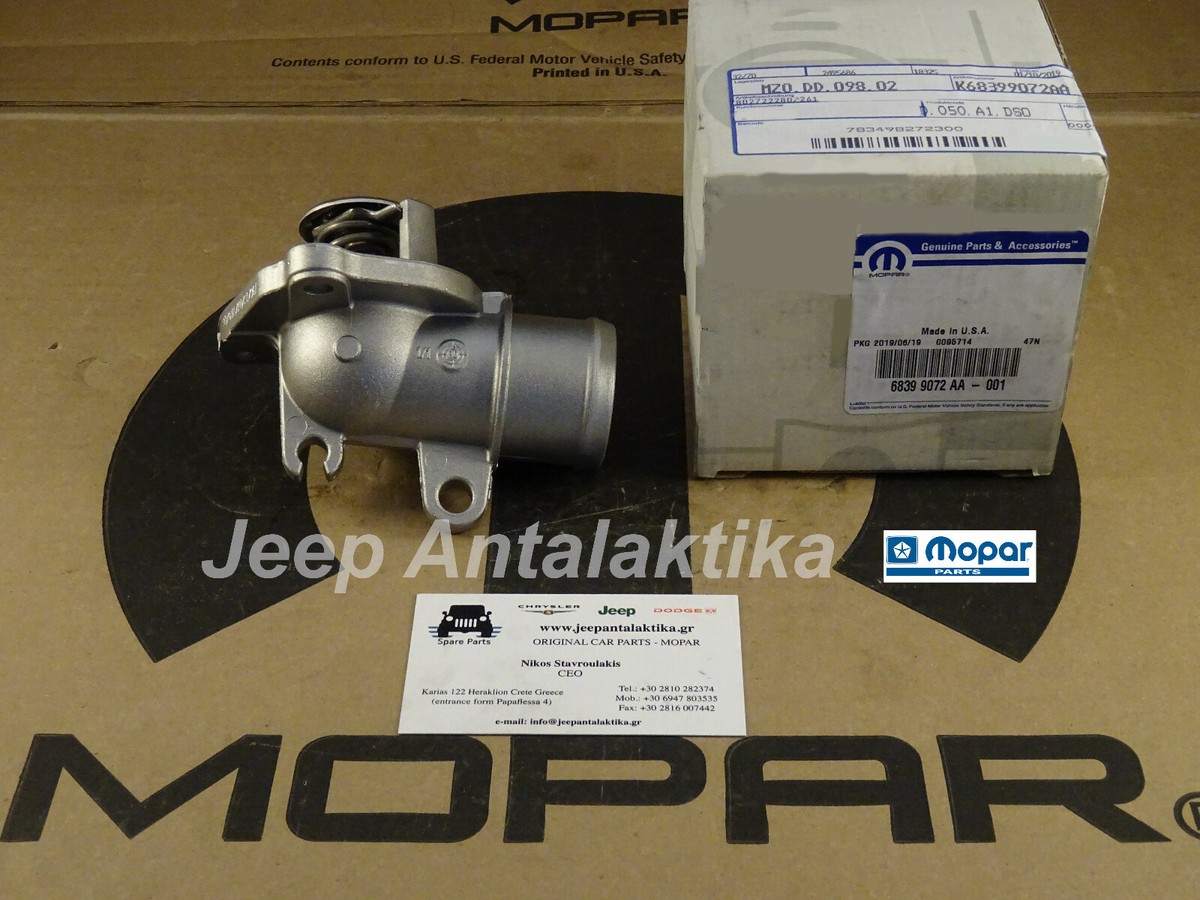 Thermostat Jeep Grand Cherokee WH WK 3.0 Diesel 05-10 68399072AA