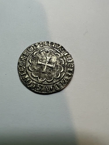 Crusaders. Tripoli. Bohemond VIl 1275-1287 Medeival Silver Coin - 5g