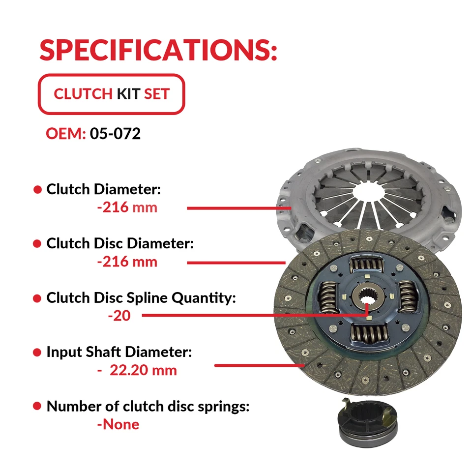 Kit de embreagem SECLUTCH para 07-12 Hyundai Elantra Kia Soul 2.0L 4Cyl DOHC - Imagem 4 de 4