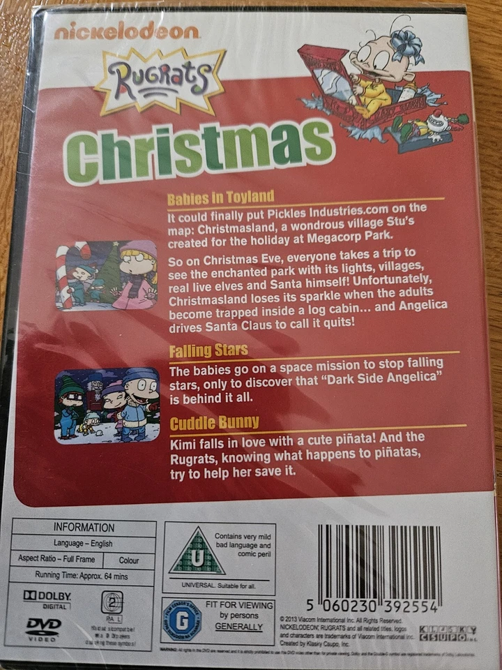 RUGRATS CHRISTMAS  DVD SEALED   3 EPISODES - Image 2 of 2