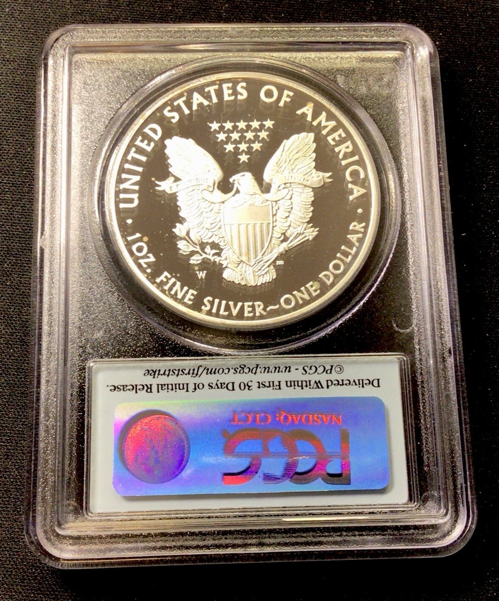 2008 W American Silver Eagle! First Strike! PCGS PR69 DCAM