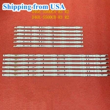 LED strips(12) For SamSung UN55H6360AF UE55H6200 UN55H6350AF UE55H6400 UN55J6300