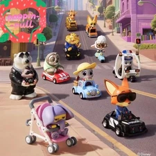Miniso Disney Zootopia Dudu Fun Car Series Confirmed Blind Box Figure Toys Doll!