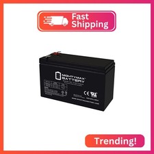 Mighty Max Battery ML7-12F2 - 12 Volt 7 AH, F2 Terminal, Rechargeable SLA AGM Ba