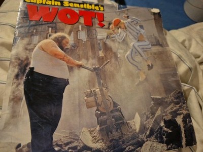 Vinyl Single 1982 - Captain Sensible´s - Wot ! / Strawbeery dross - Gebraucht