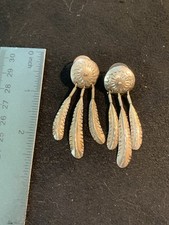 Silver Feather Earrings